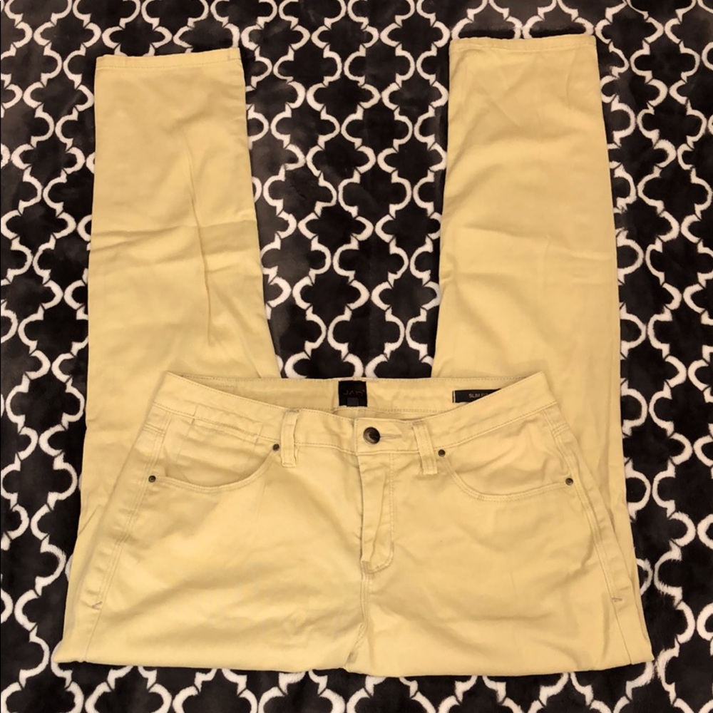 Jag Pale Yellow Jeans/Pants Slim fit